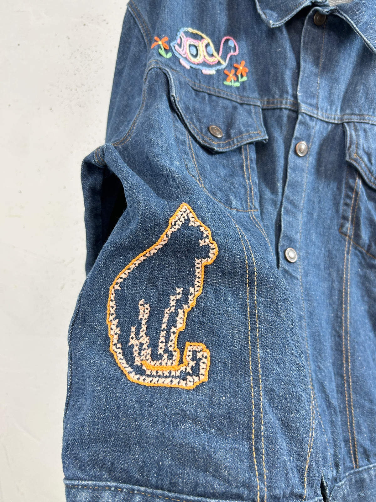 '70s Vintage Denim Jacket [I34032]