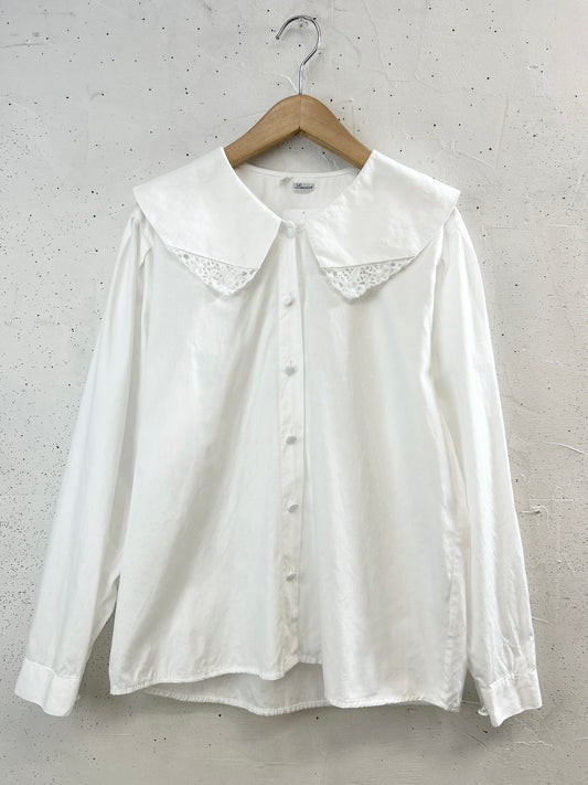 Vintage White Blouse [F32607]