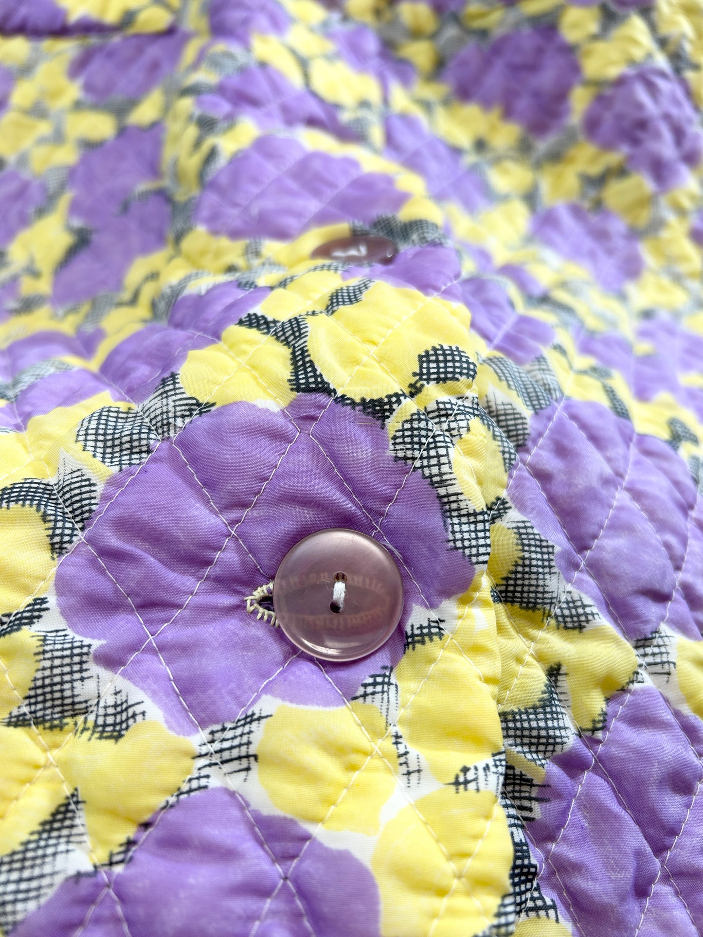 ’60s Vintage Quilting Gown [I30304]