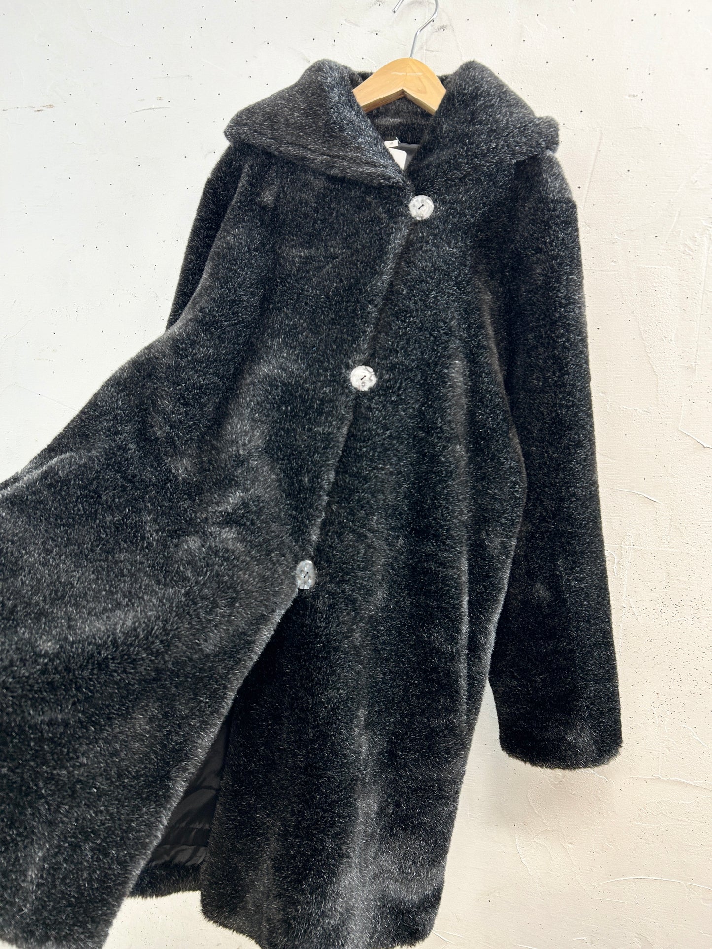 Vintage Eco Fur Coat [L31031]