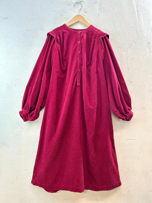 Vintage Corduroy Dress [K30909]