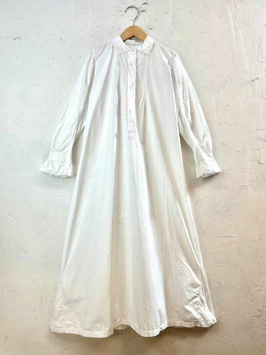 '40s-'50s Vintage Nightie Dress [J30610]