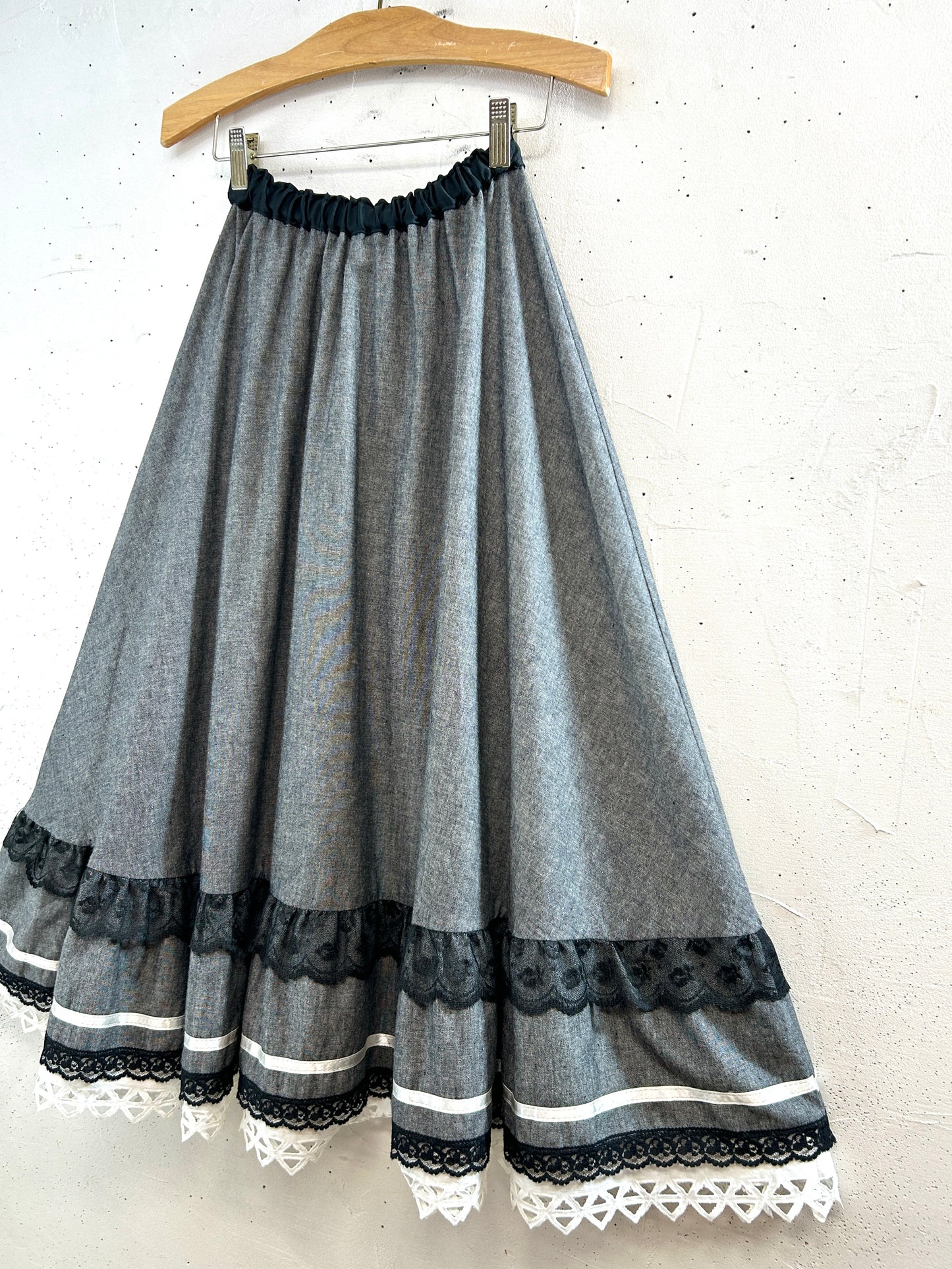 Vintage Tiered Skirt [D32163]