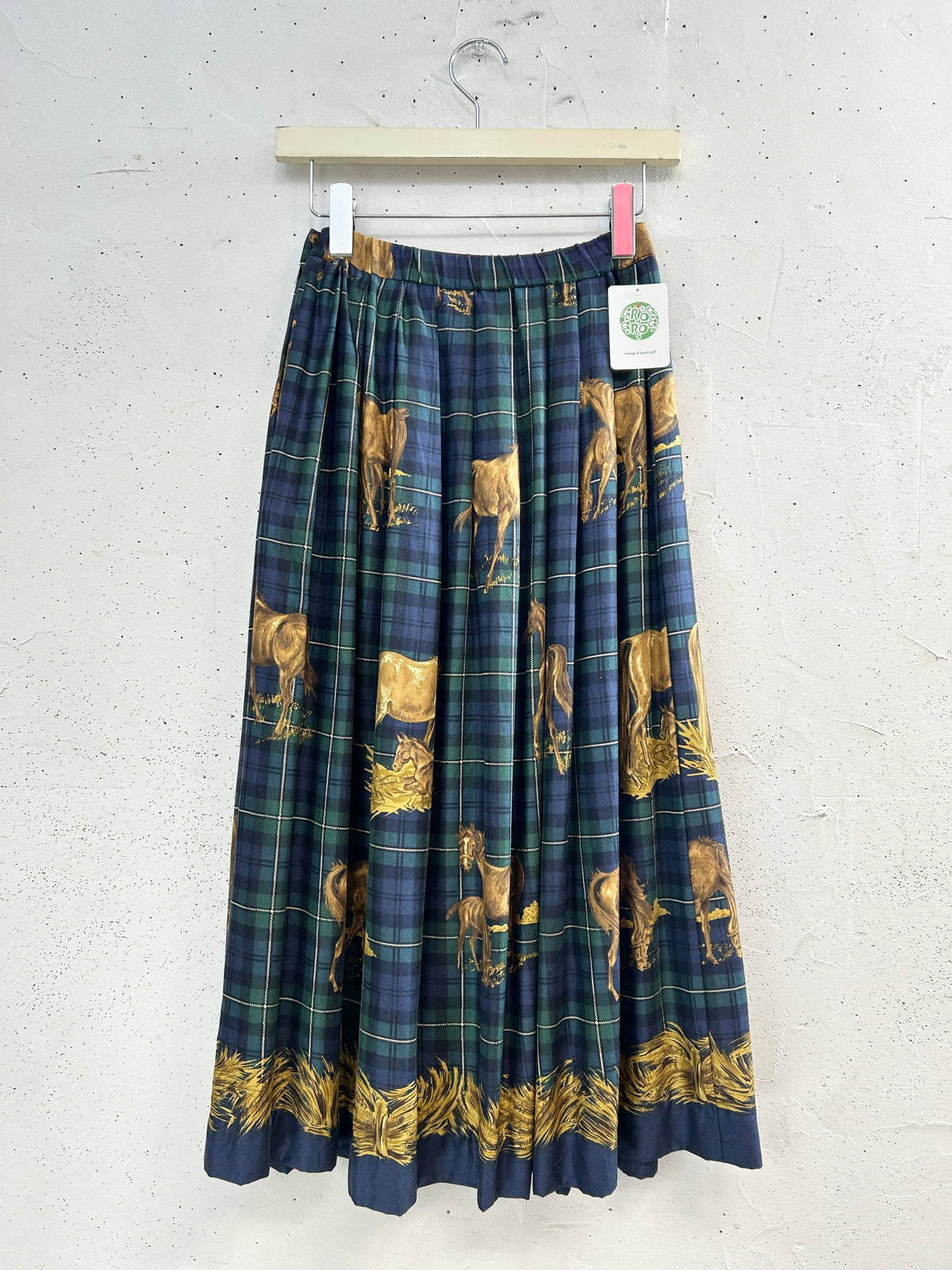 Vintage Pleated Skirt 〜Susan Bristol〜 [J34283]