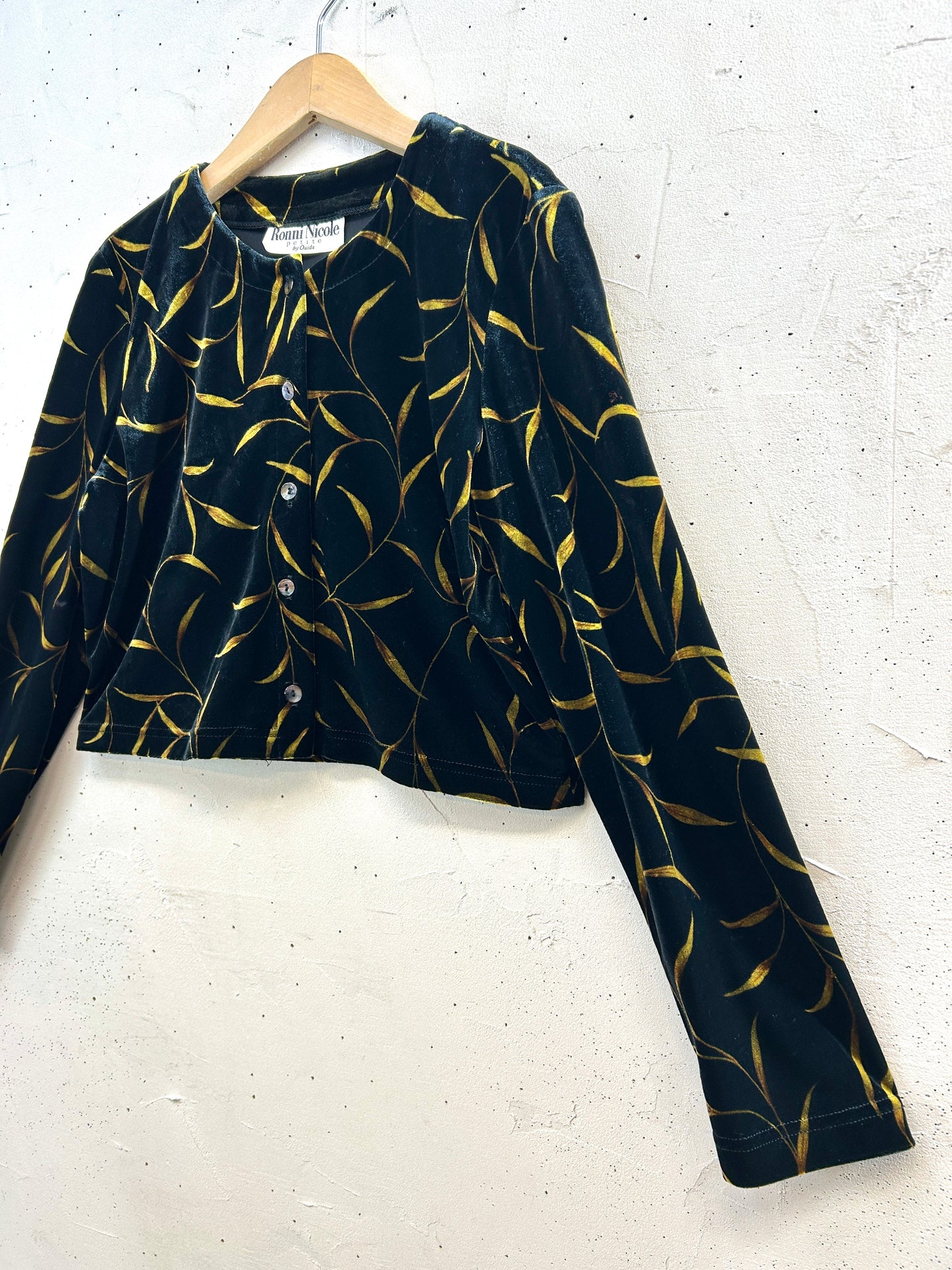 Vintage velours tops [K30927]
