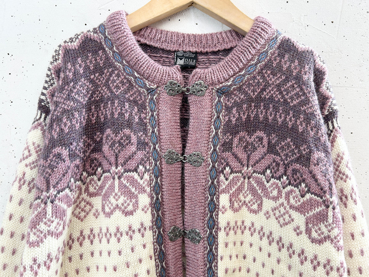Vintage Nordic Knit Cardigan  MADE IN NORWAY [J34339]