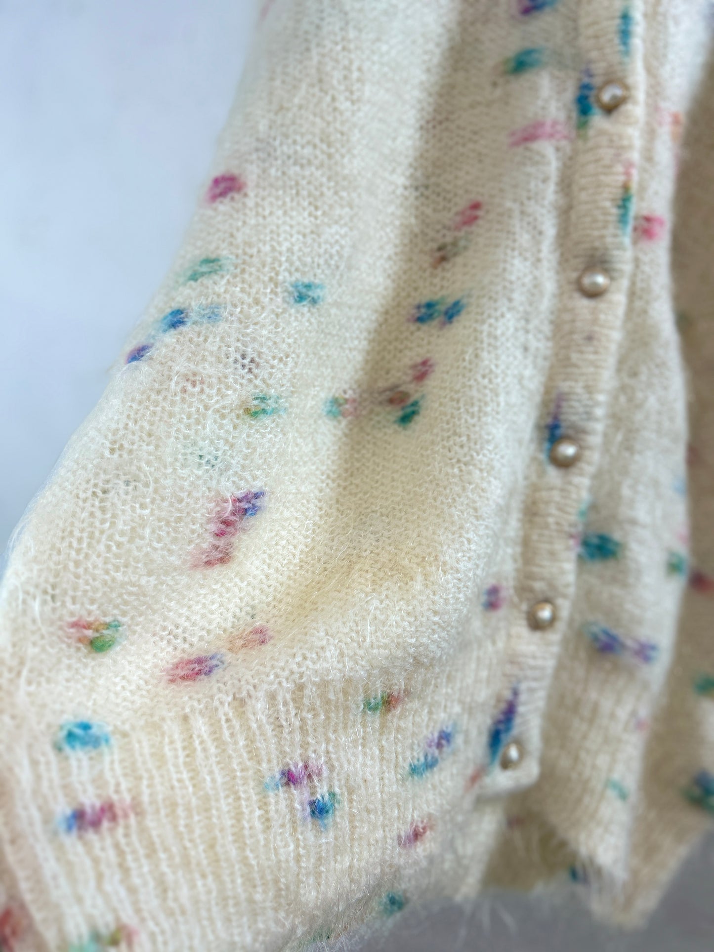 Vintage Mohair Knit Cardigan [K30839]