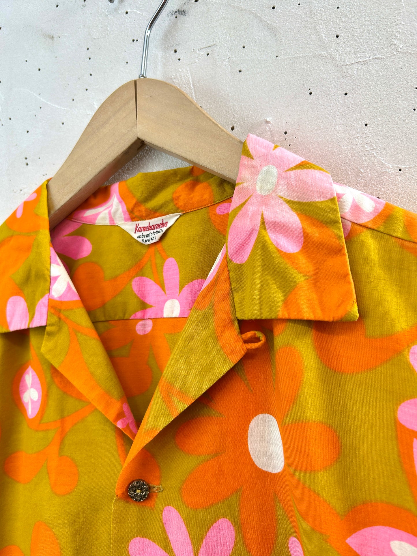'60s Vintage Hawaiian Shirt 〜Kamehameha〜 [G33071]