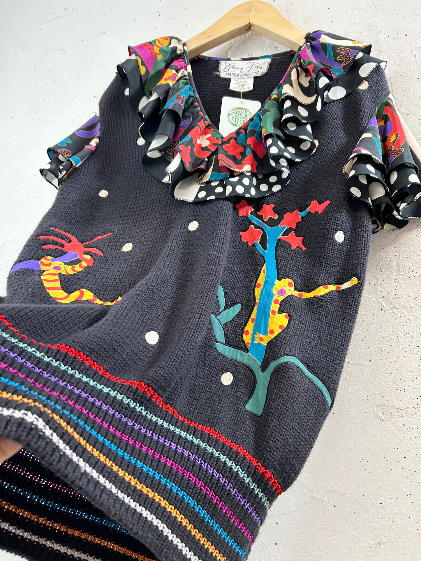’80s Vintage Tops 〜Diane Freis〜 [F32854]