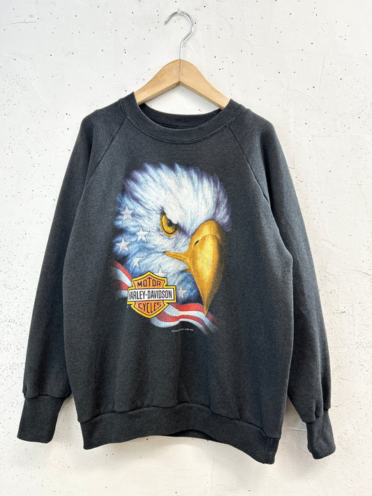 Vintage Sweat 〜3D EMBLEM Harley Davidson〜 [E32444]