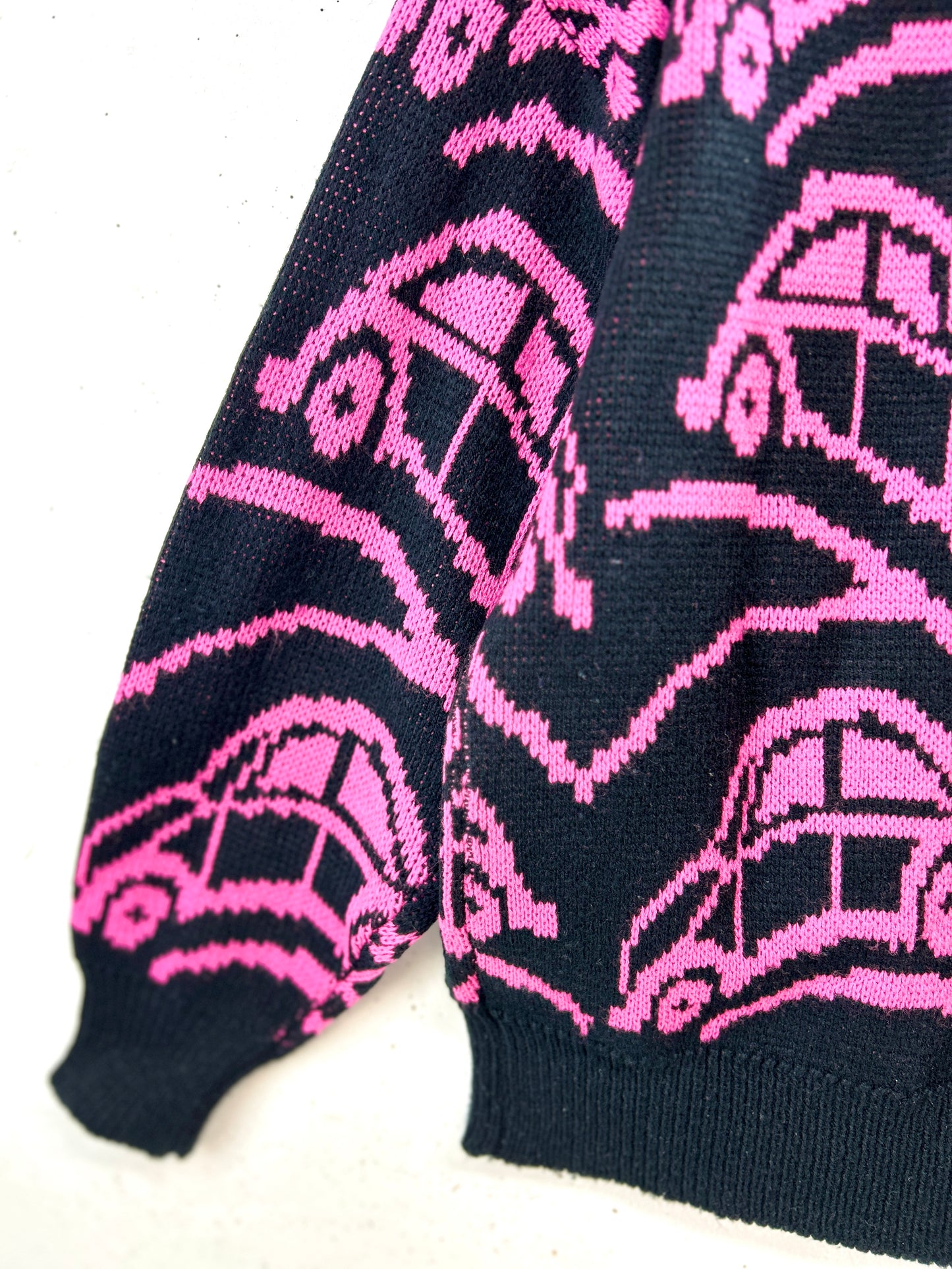 Vintage Fancy Knit Sweater  [L31086]