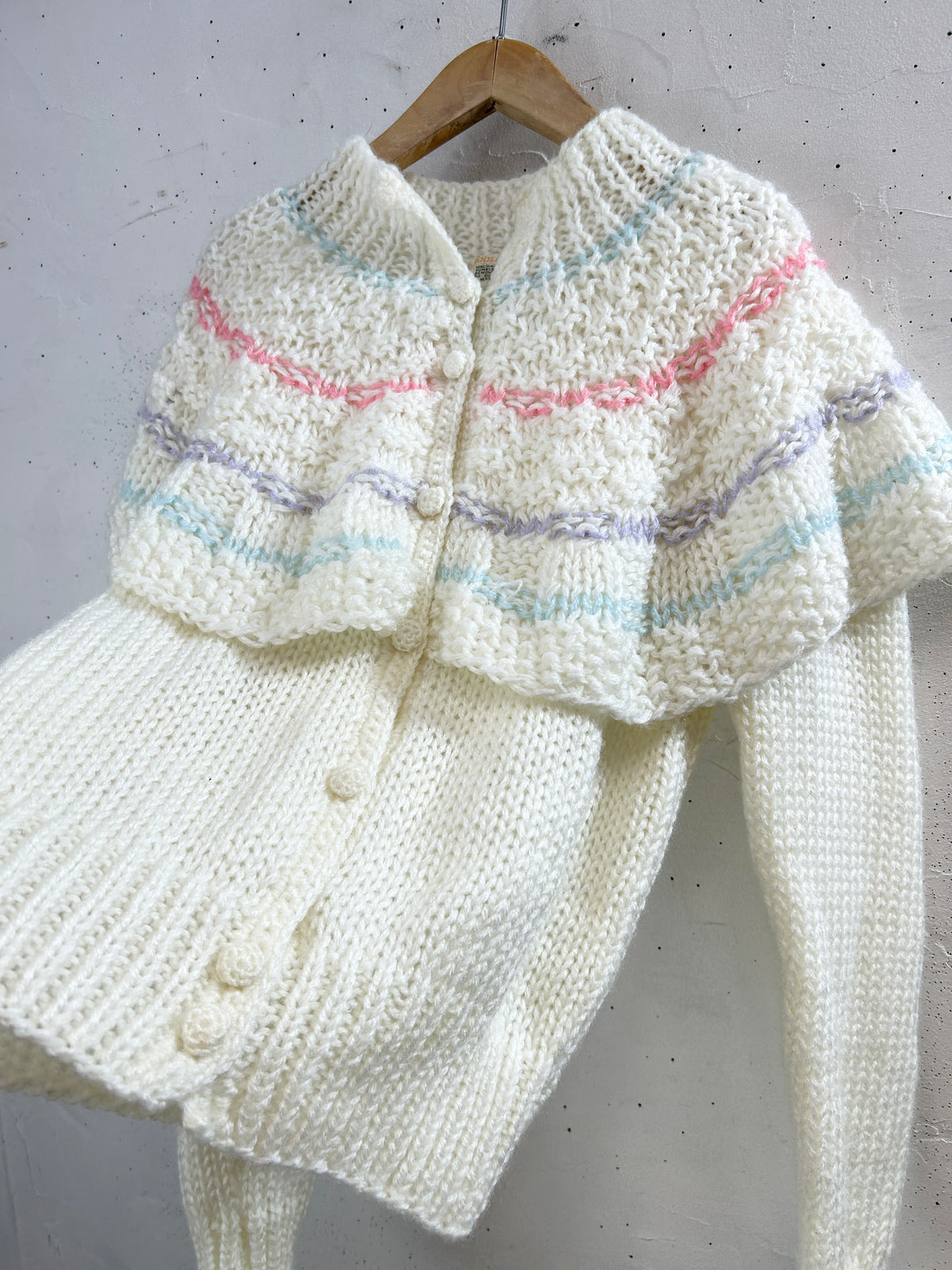 Vintage Knit Cardigan [I34003]