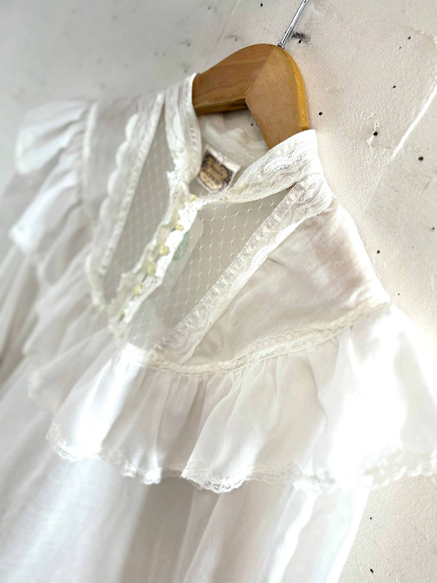 '70sVintage White Blouse 〜GUNNIES〜 [A31322]