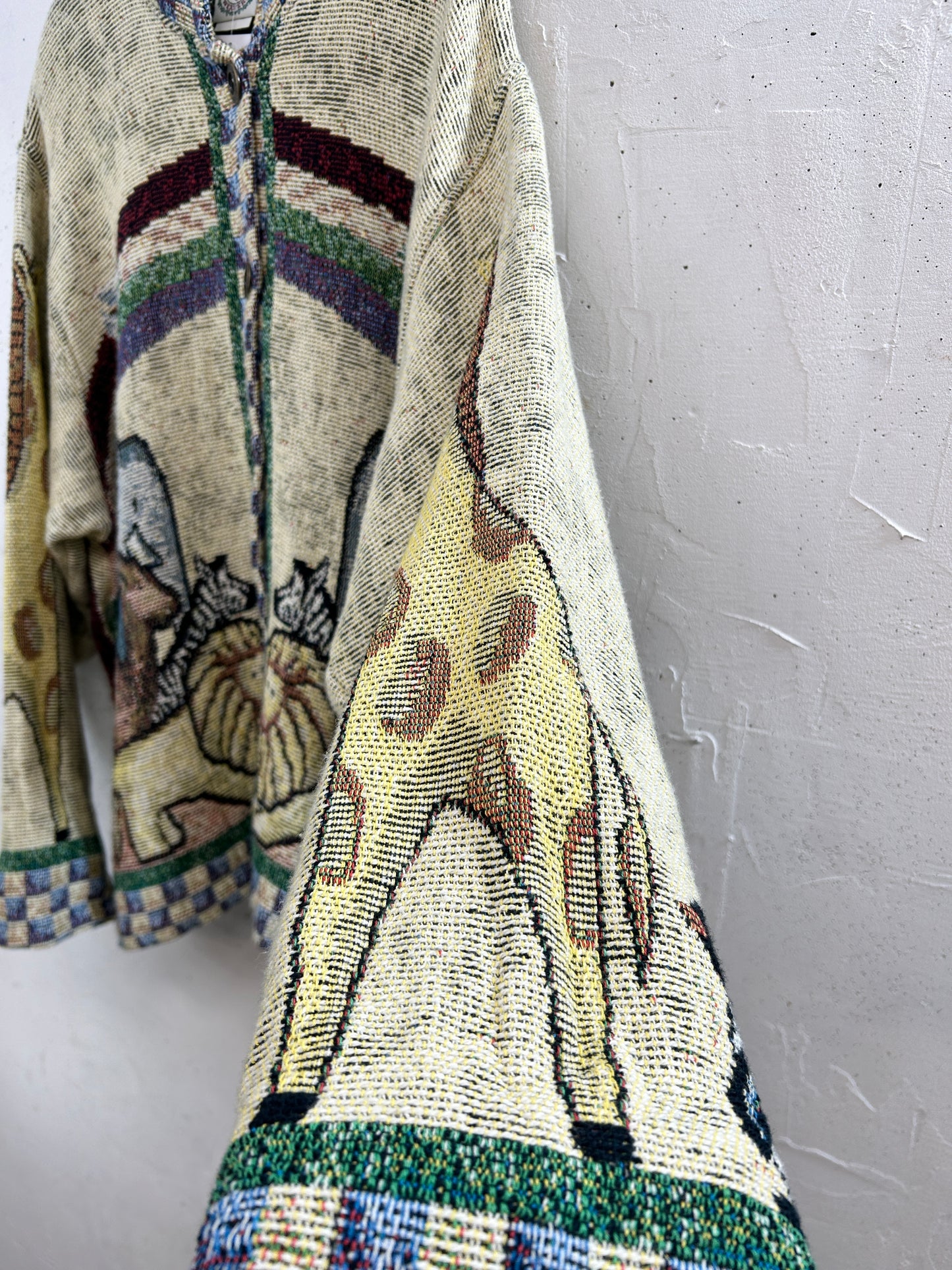 Vintage Rug Jacket 〜SUGAR STREET WEAVERS〜 MADE IN AMERICA [A31239]