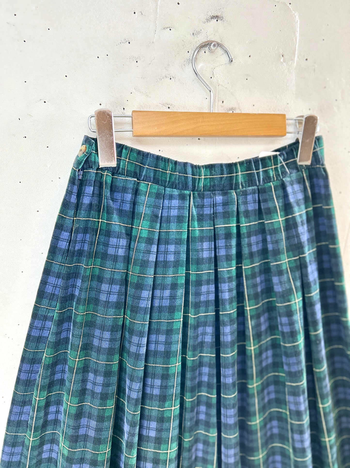 Vintage Plaid Skirt 〜SUSAN BRISTOL〜MADE INCANADA  [J30436]