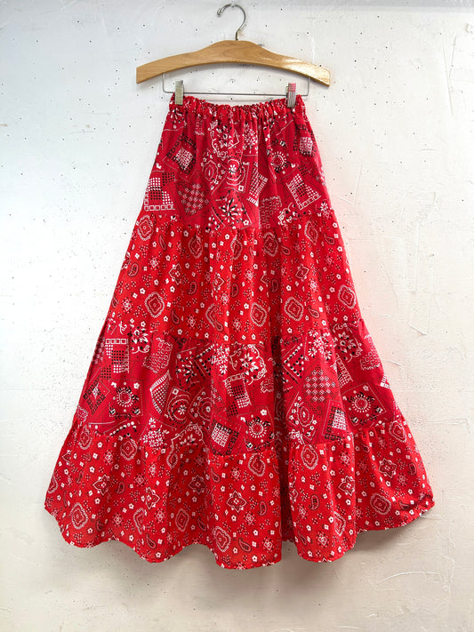 Vintage Tiered Skirt [D32250]