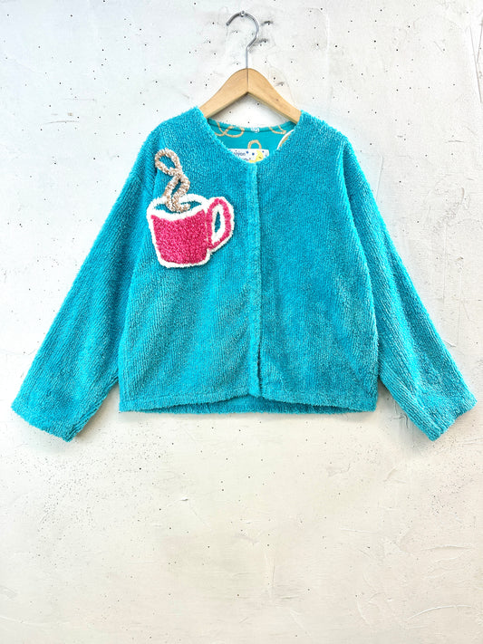 Vintage Chenille Weave Jacket MADE IN USA [K30796]