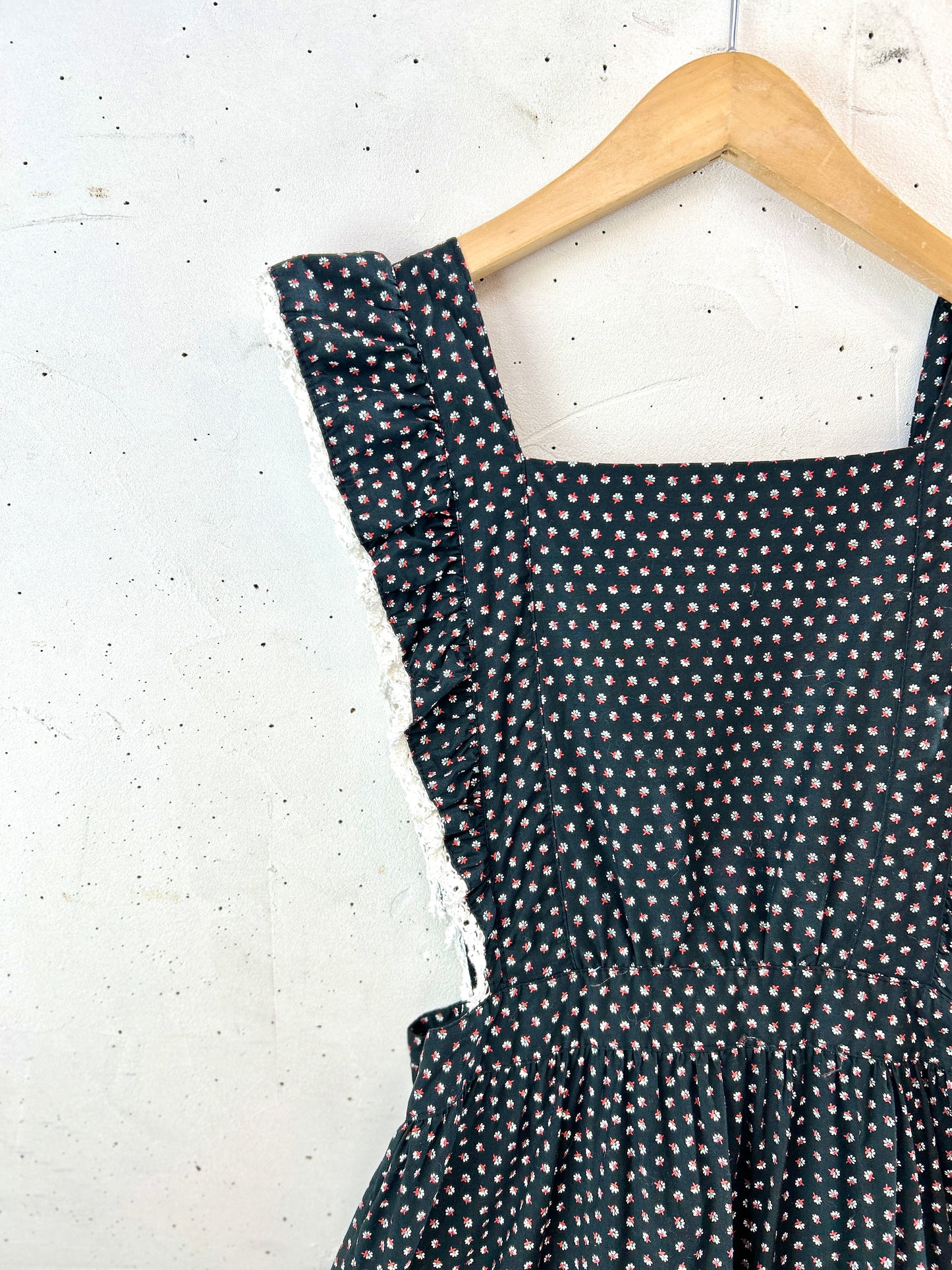 '70s Vintage Apron Dress FABRIQUE EN FRANCE [J30592]