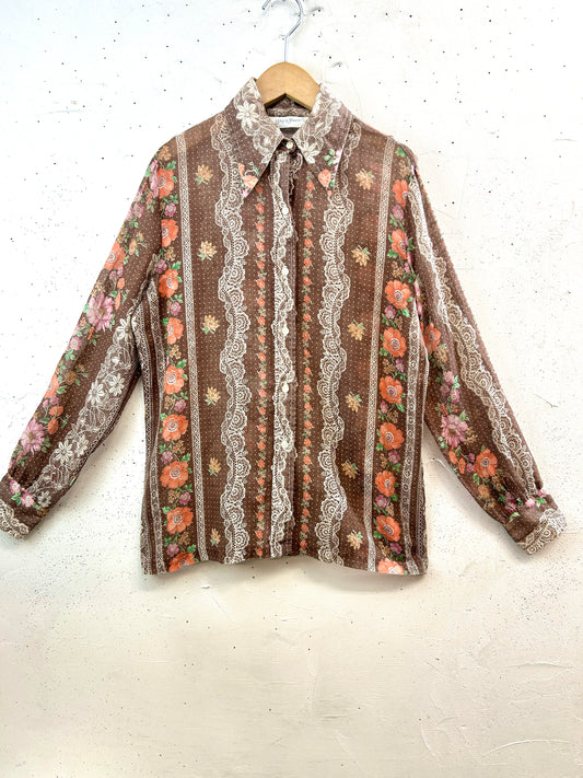 70s Vintage Shirt [E32356]