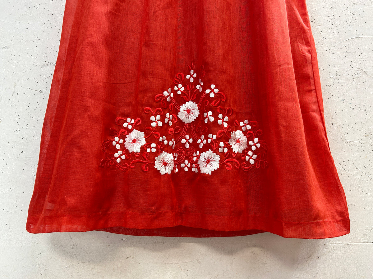 Vintage Embroidery Dress [H33452]