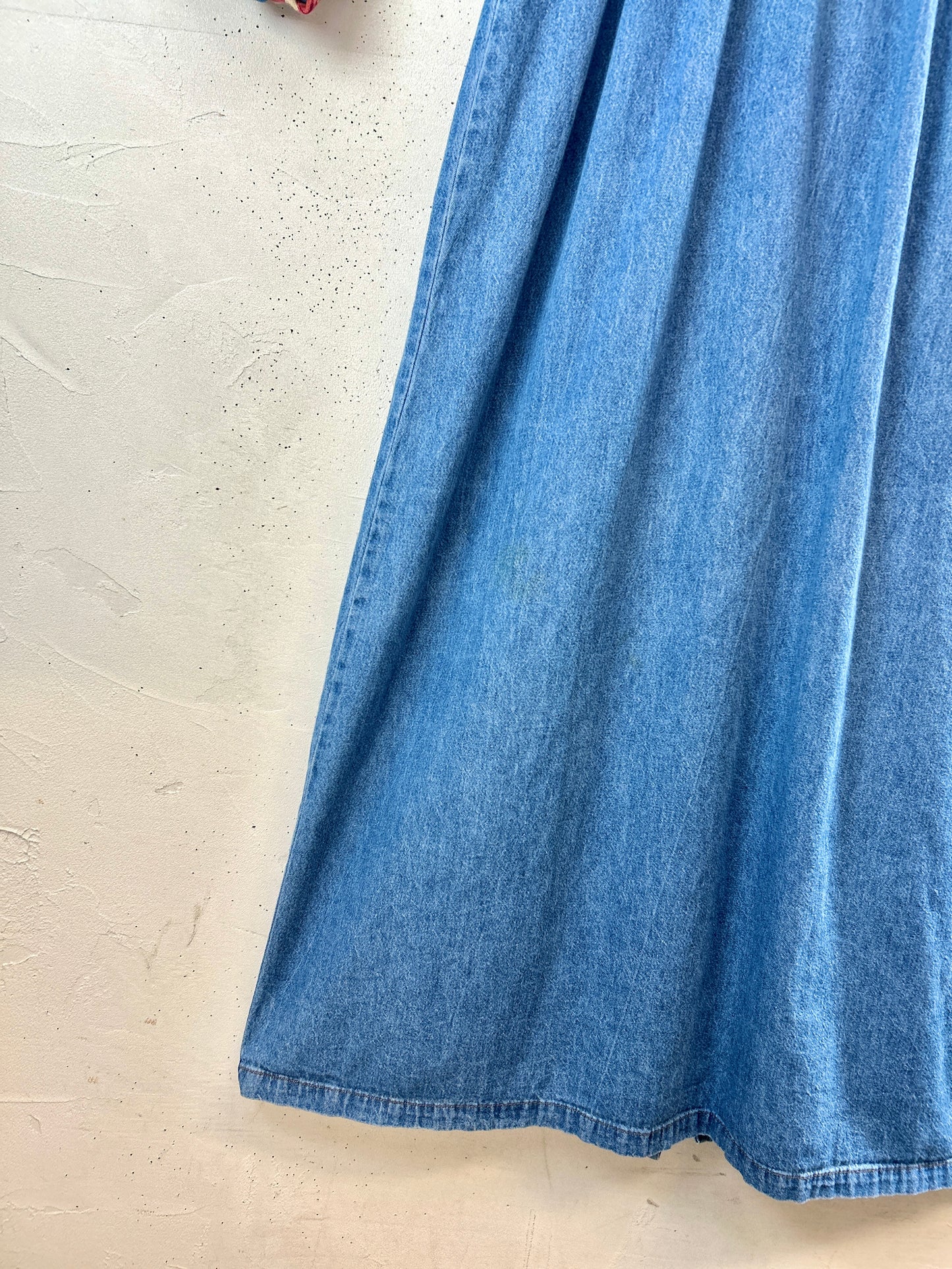 Vintage Denim Dress MADE IN USA [J30531]