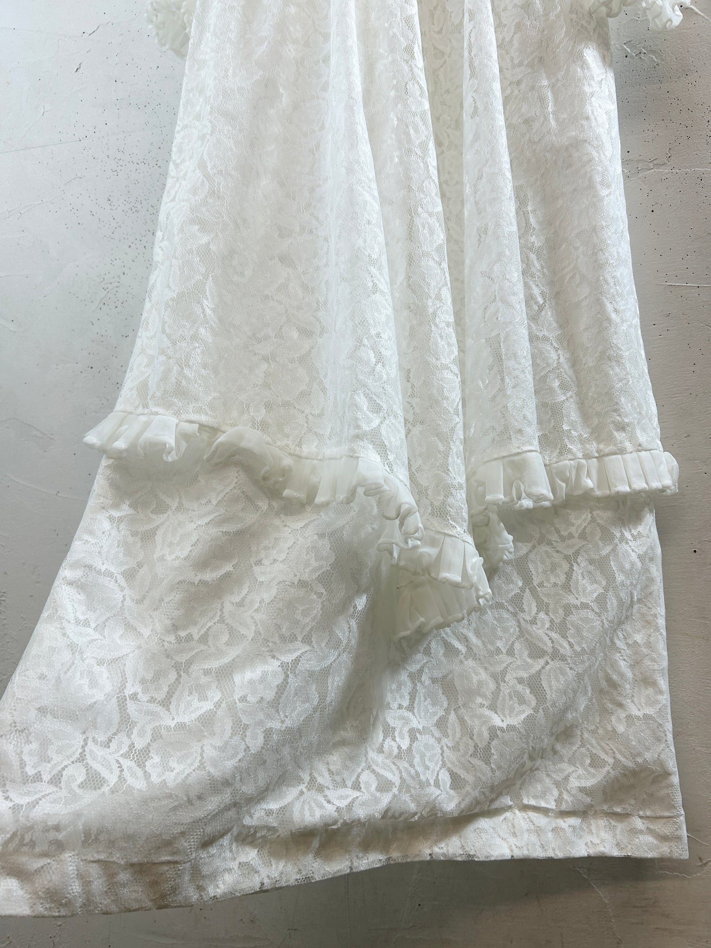 Vintage White Lace Dress [K30817]