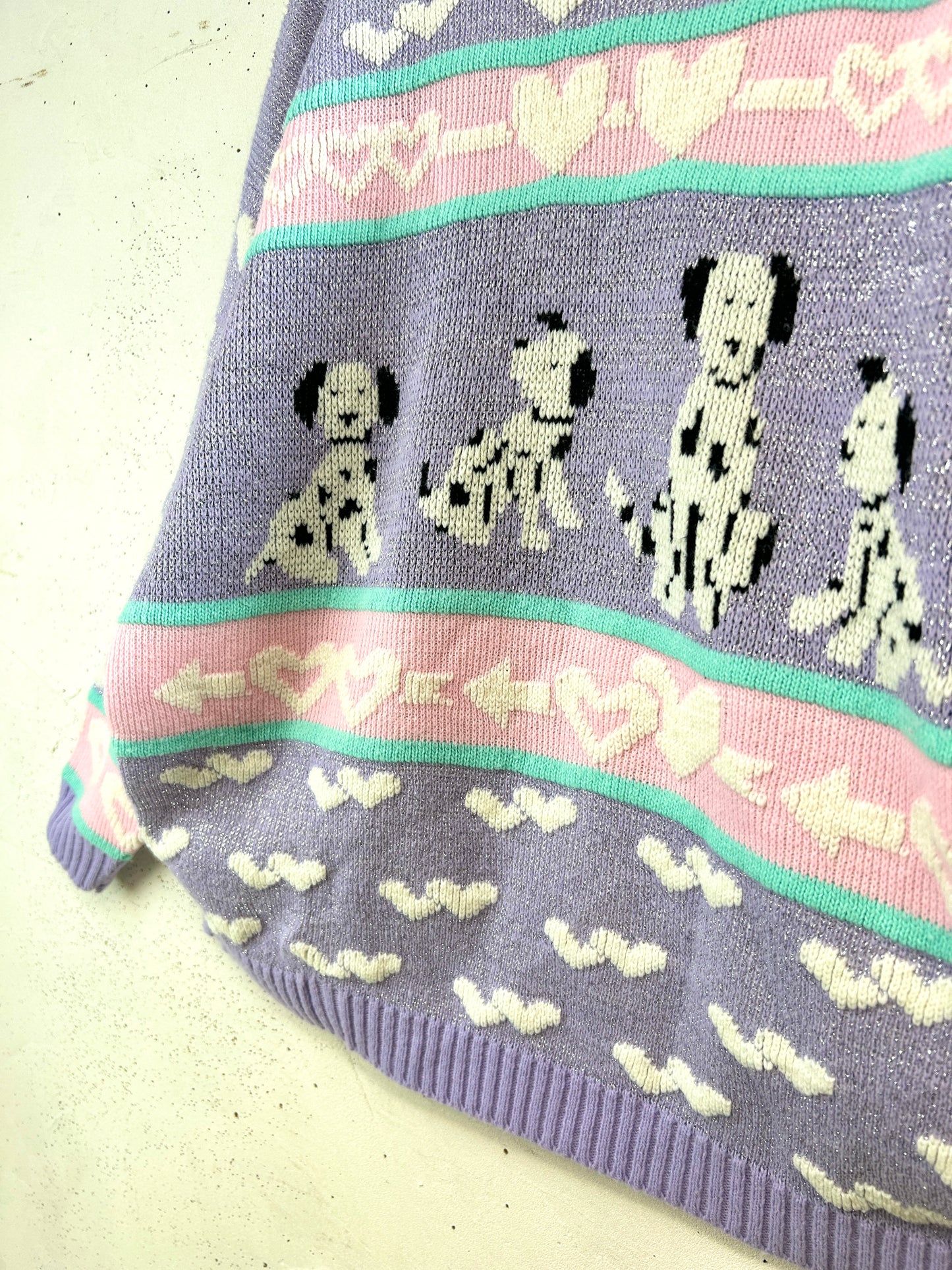 ’80s Vintage Fancy Knit Sweater［H33645]