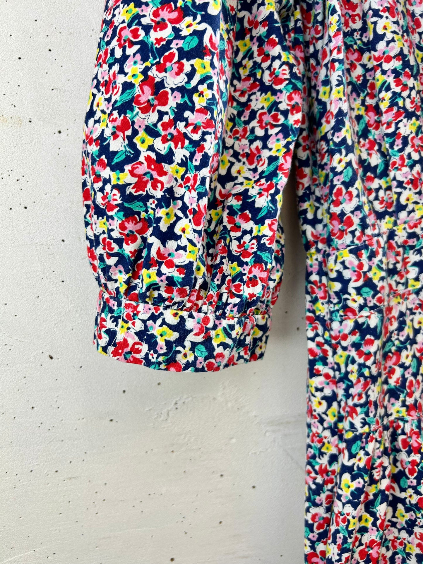 '80s Big Collar  Dress MADE IN USA [G30813]