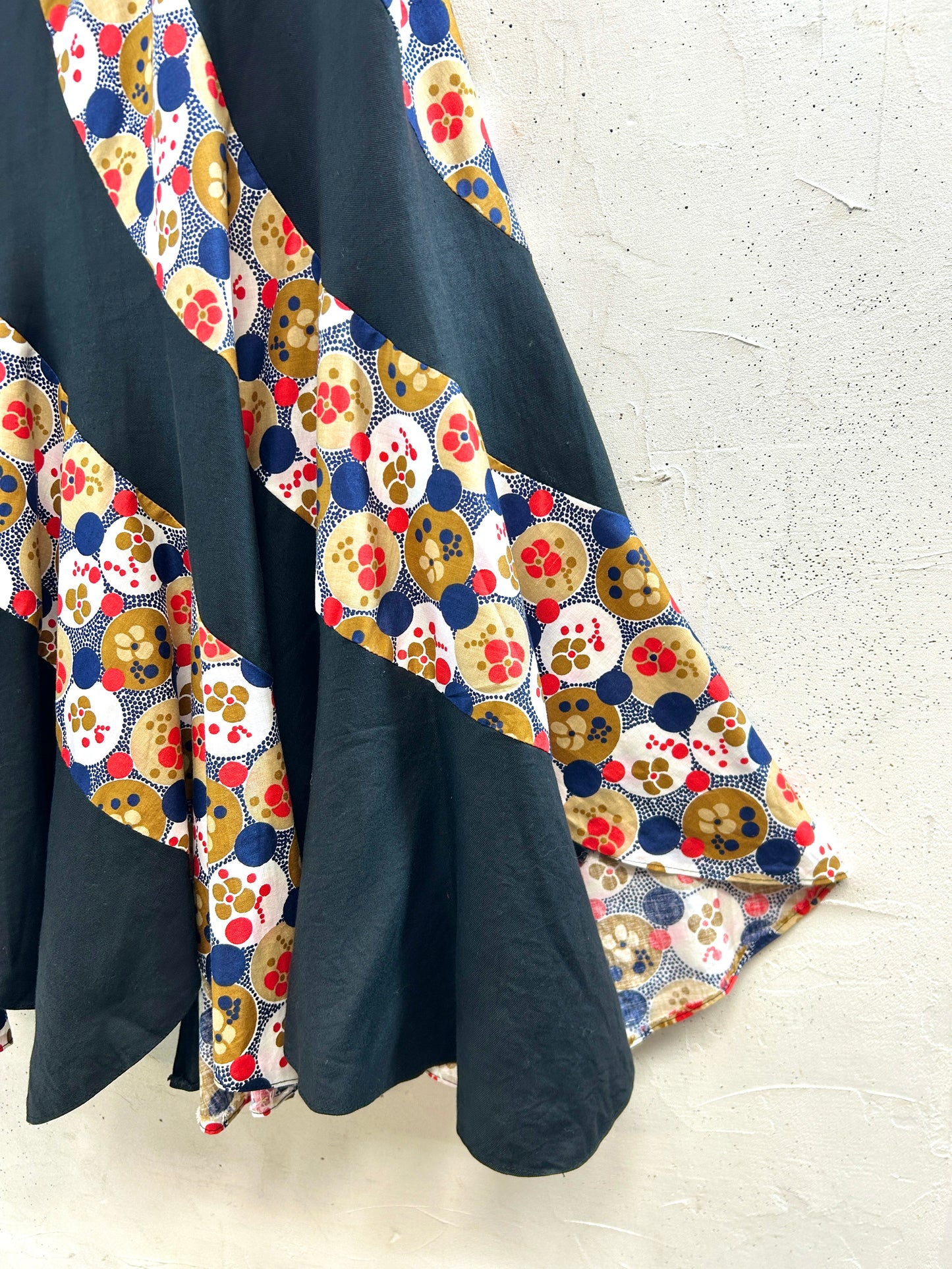 Vintage Escargot Patchwork Skirt [C31972]