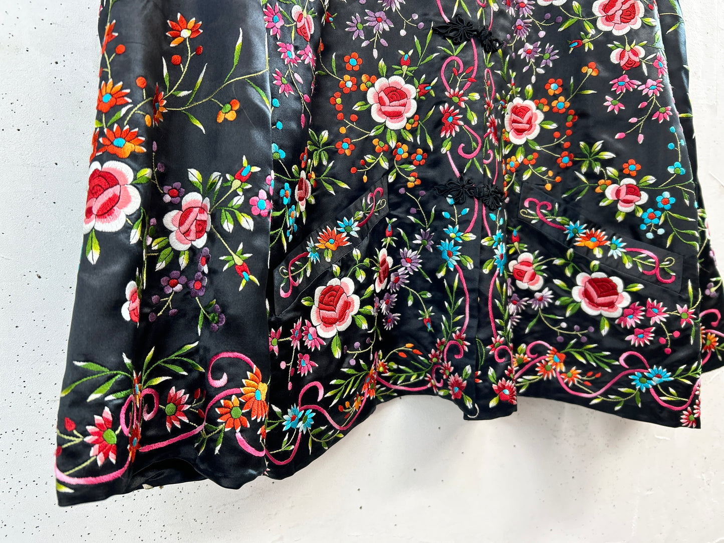 Vintage Silk China Jacket 〜Plum Blossoms〜[A31210]