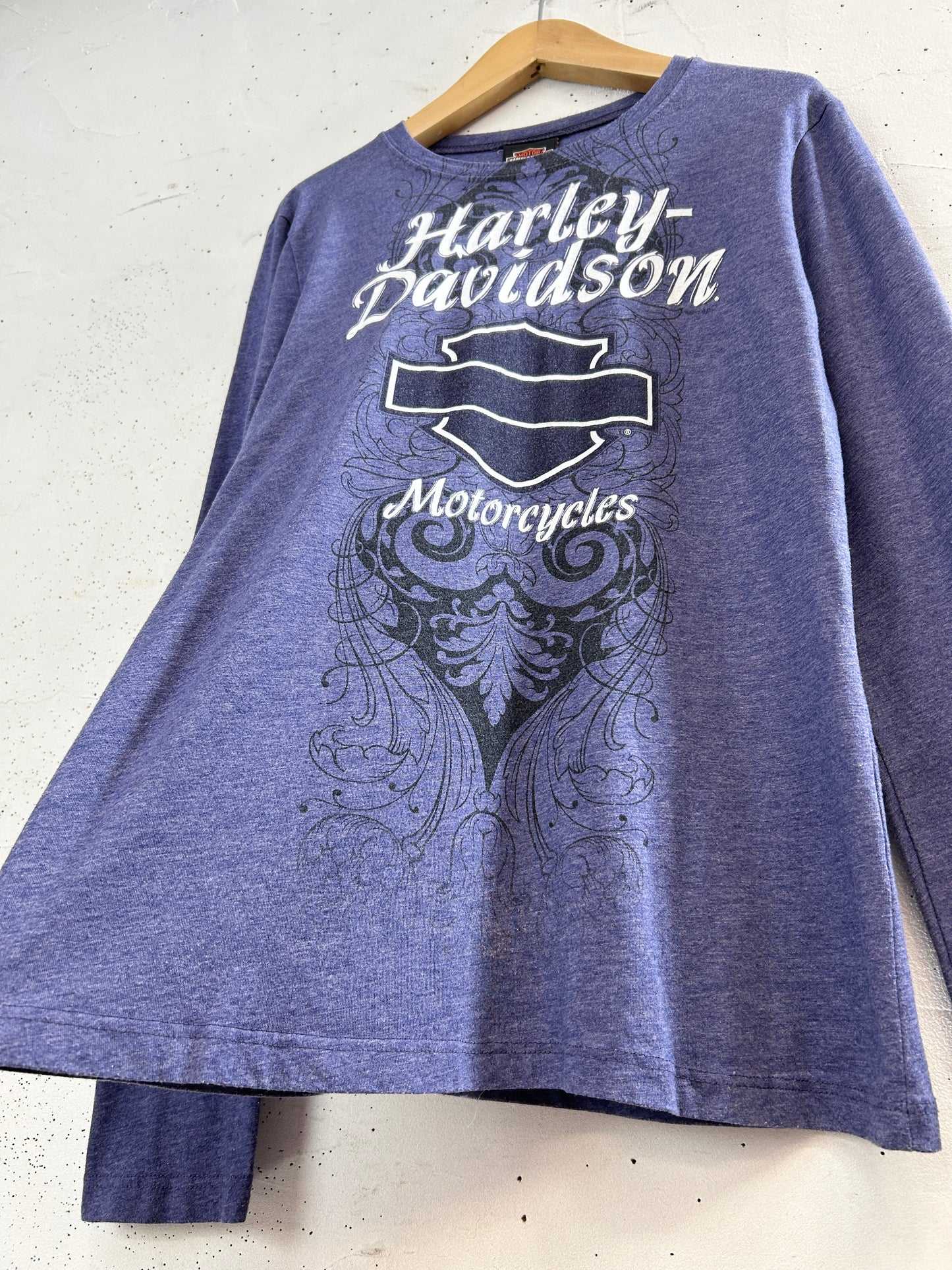 Vintage Long Sleeve Shirt 〜Harley Davidson〜 [H33516]