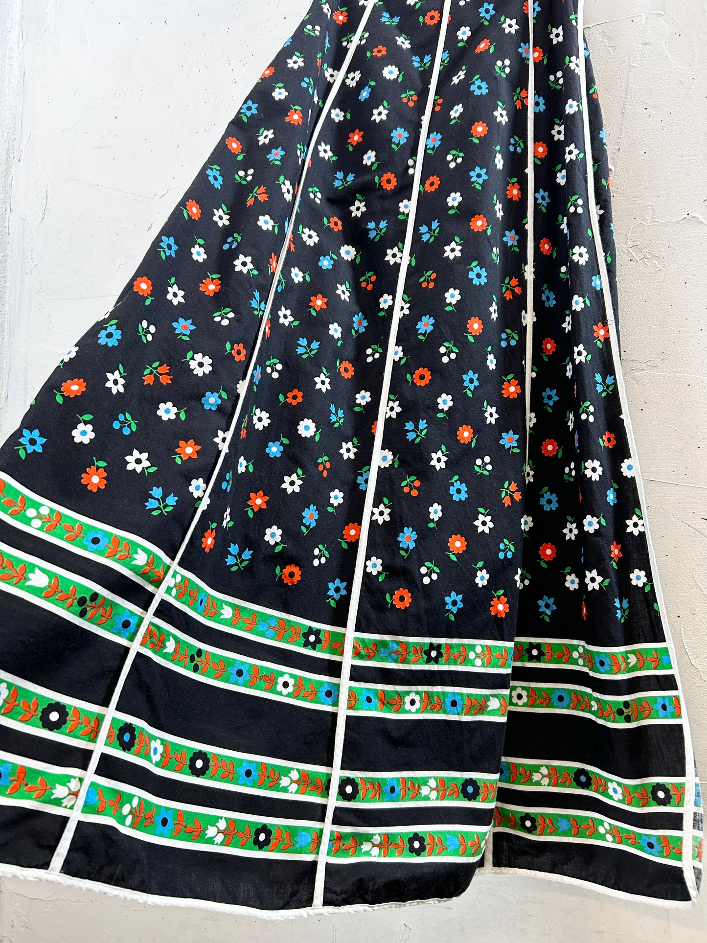 Vintage Wrap Skirt '70s [H30911]