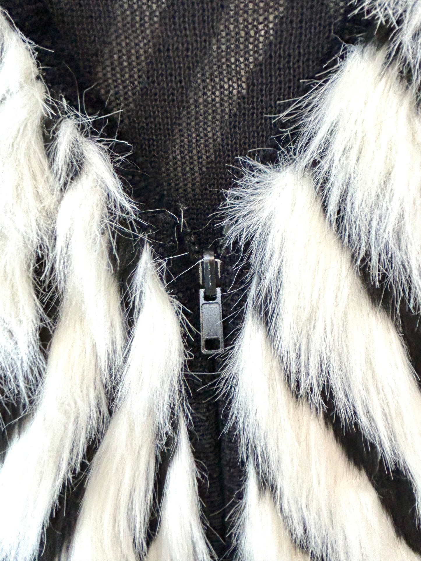 Vintage Eco Fur Vest  [K30851]