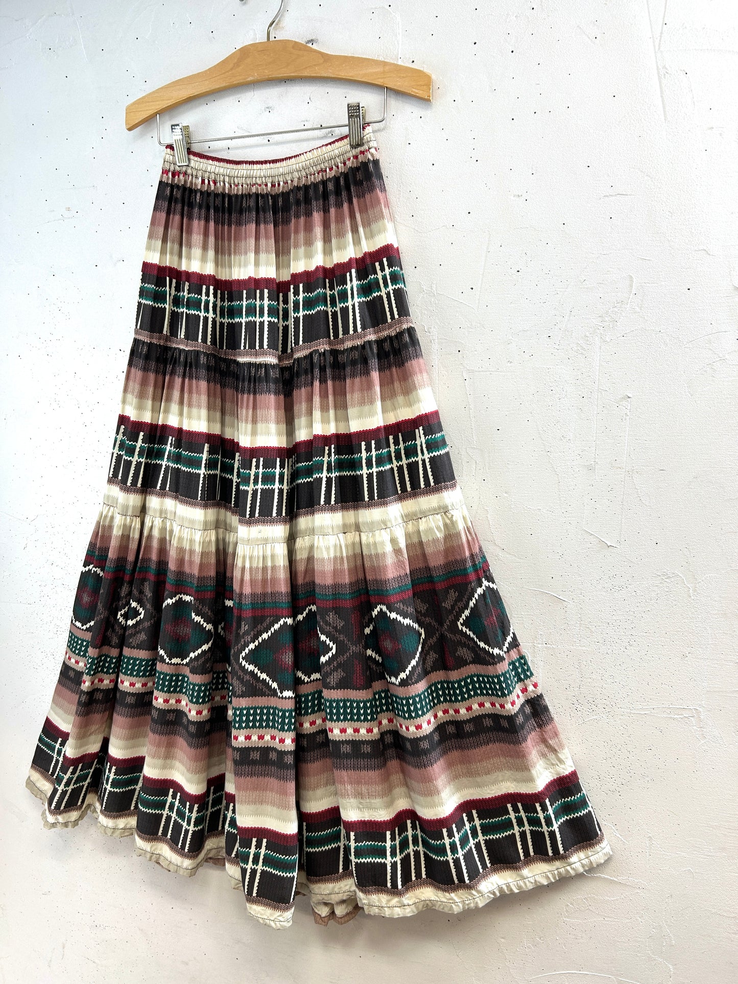 Vintage Tired Skirt  [E32371]