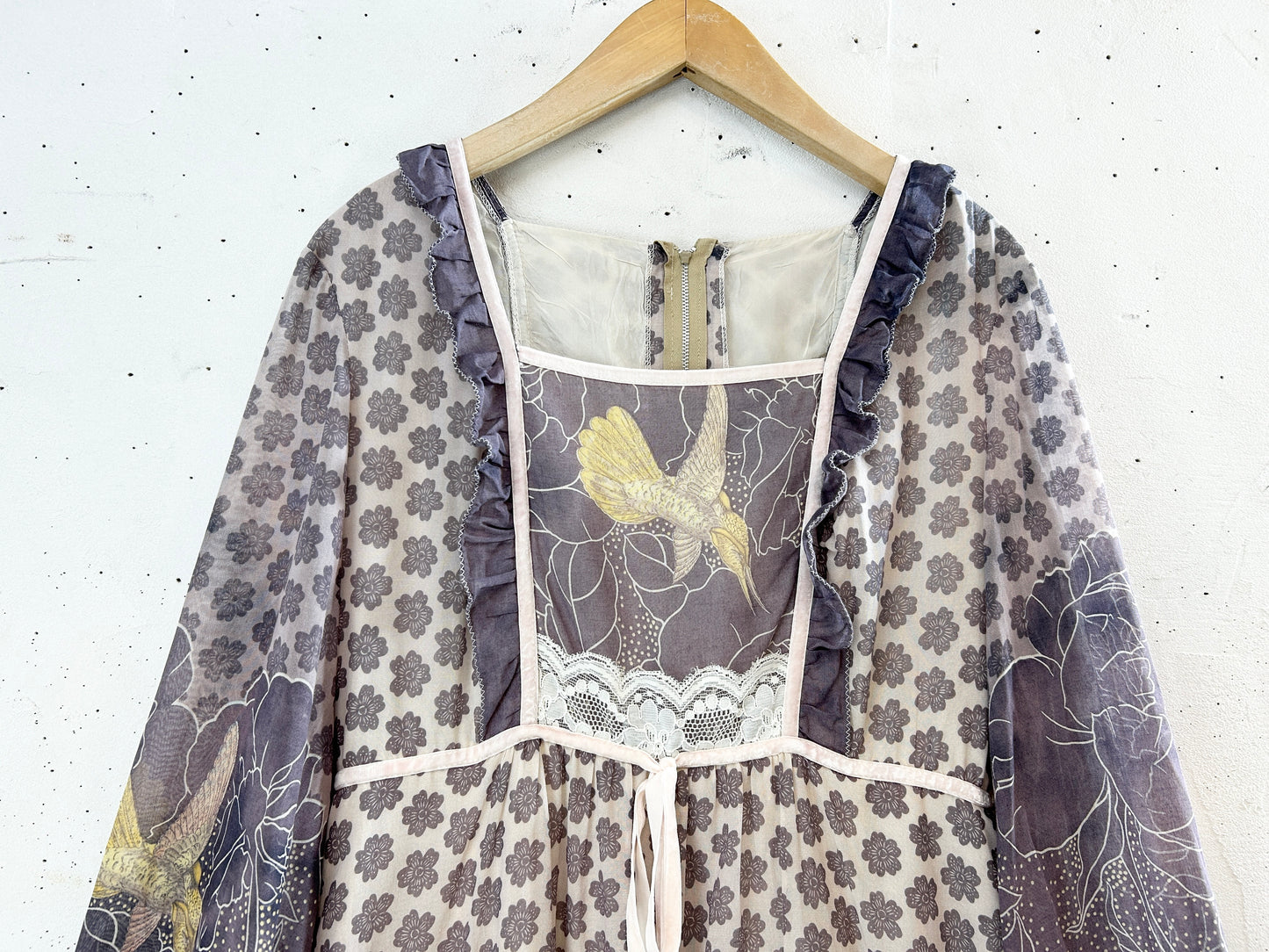 '70s Vintage Dress [J30641]