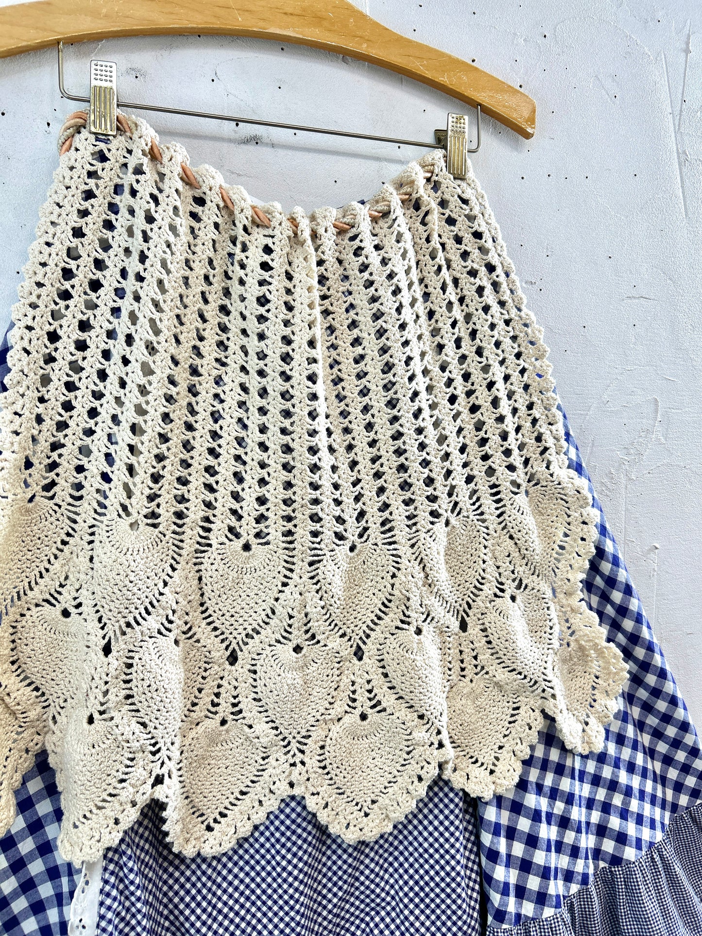 Vintage Crochet Apron [A31291]