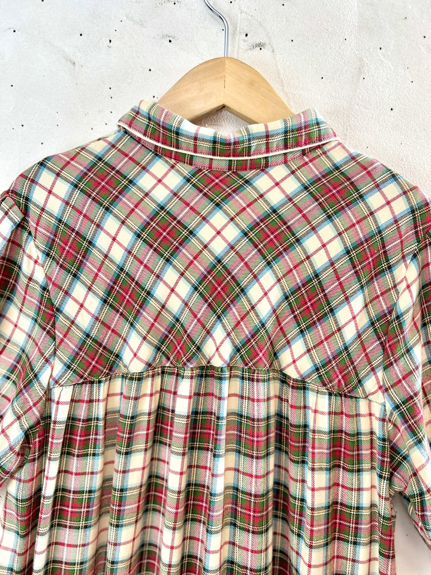 Vintage Plaid Dress 〜L.L.Bean〜 [J30437]