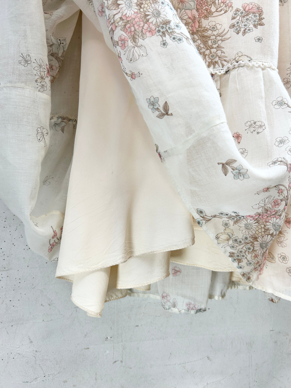 '70s Vintage Dress  [J34187]
