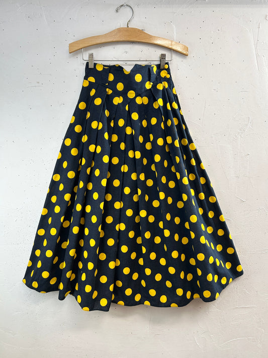 Vintage Dot Skirt [C31813]