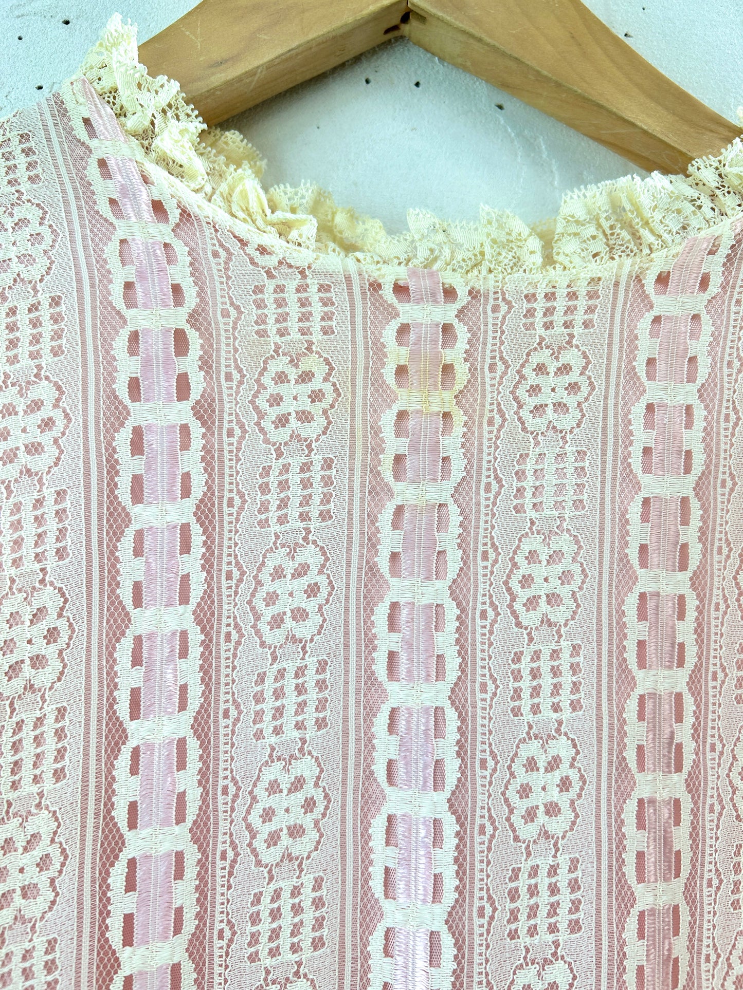60s Vintage Lace Top [H33368]