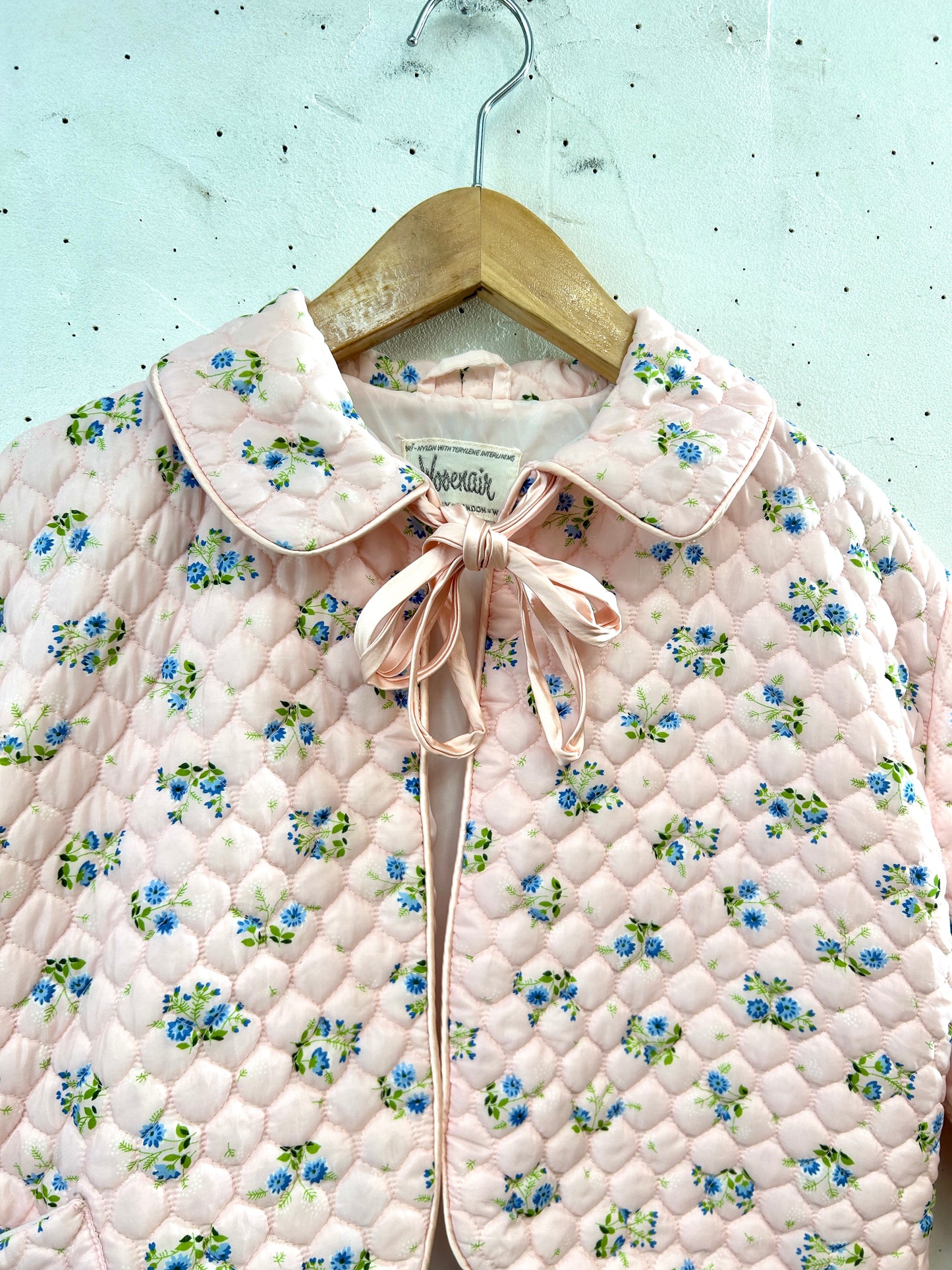'60s Vintage Quilting Bed Jacket [L31054]