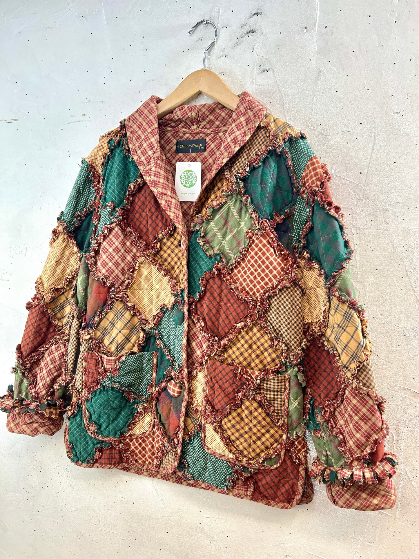 Vintage Patchwork Quilt Jacket  [J30533]