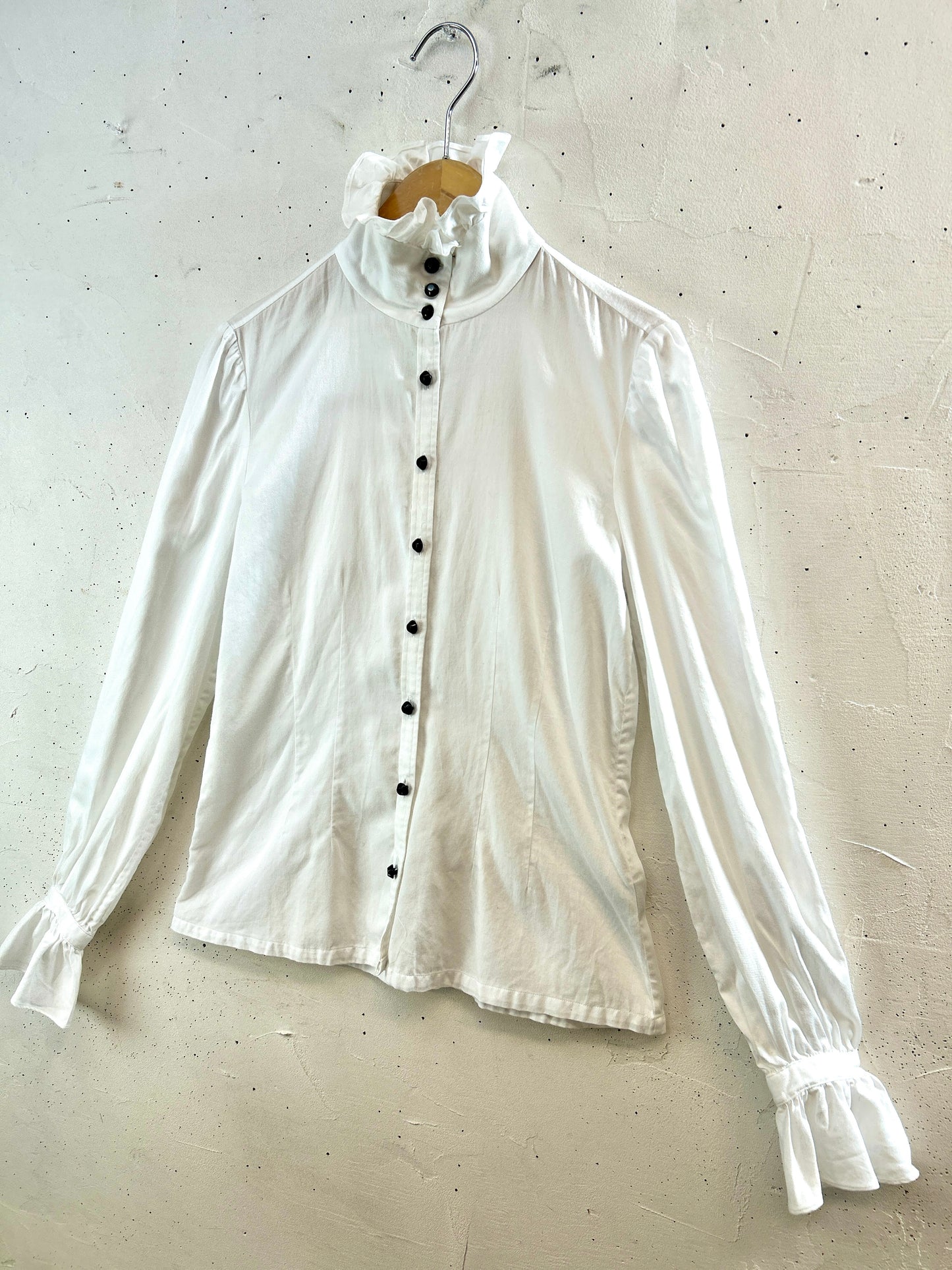 Vintage White Blouse ~Ralph Lauren~ [K30843]