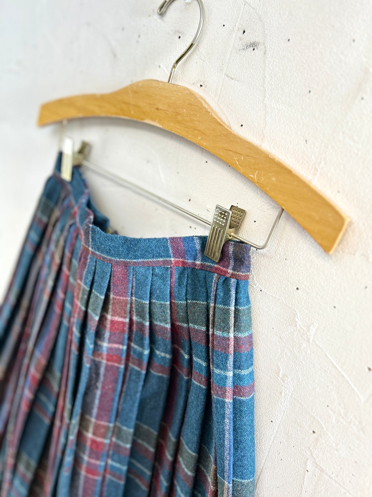 Vintage Plaid Skirt [K30768]