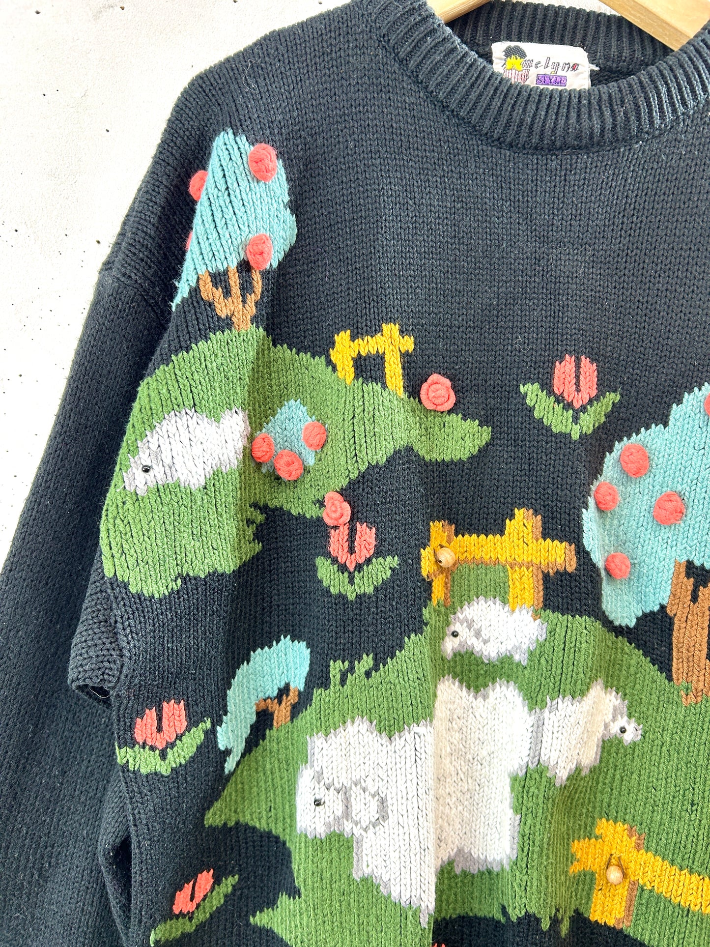 Vintage Knit Sweater [K30848]