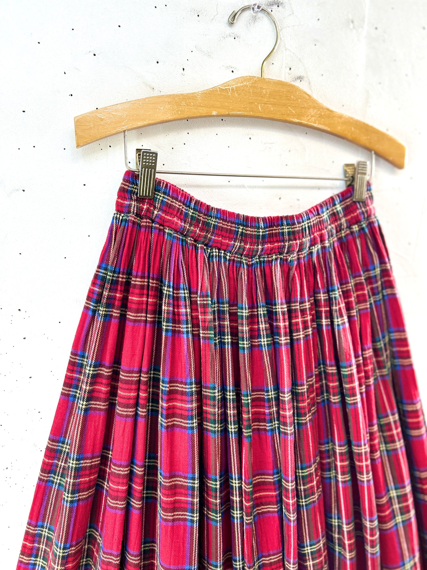 Vintage plaid Skirt [K30730]