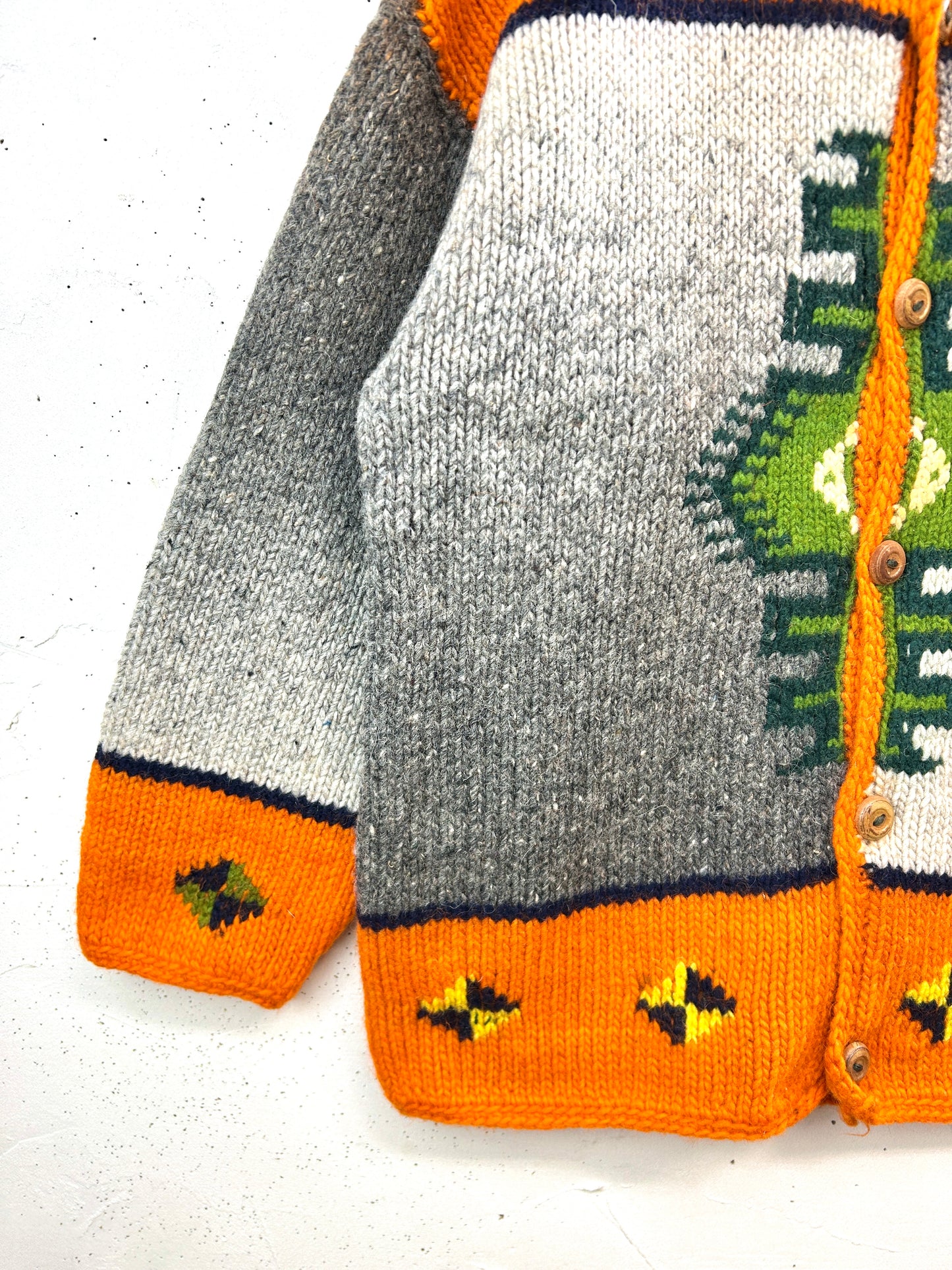 Vintage Hand Knit Cardigan [L31061]