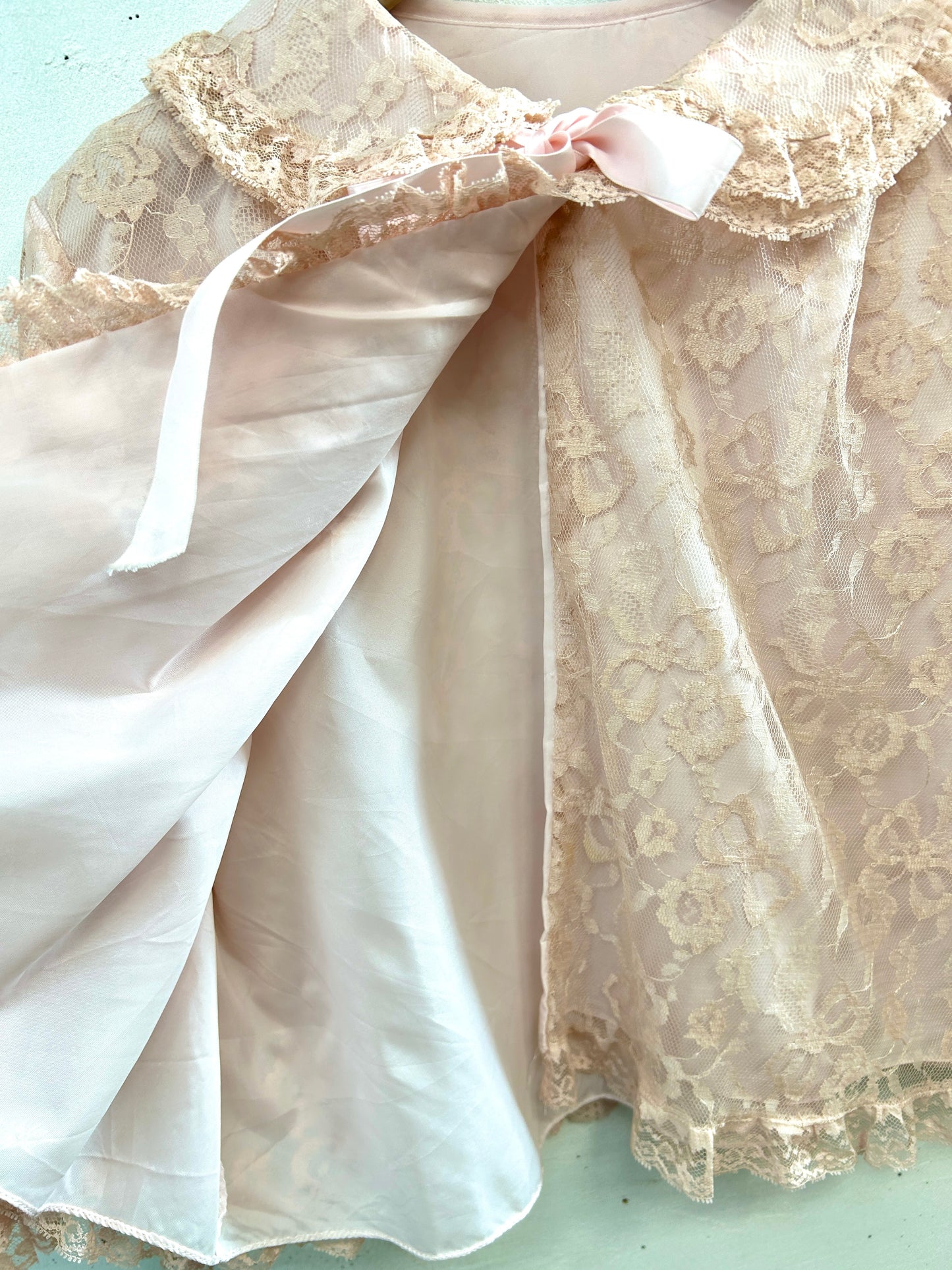 ’60s Vintage Lingerie Gown 〜ODETTE BARSA〜 [B31670]