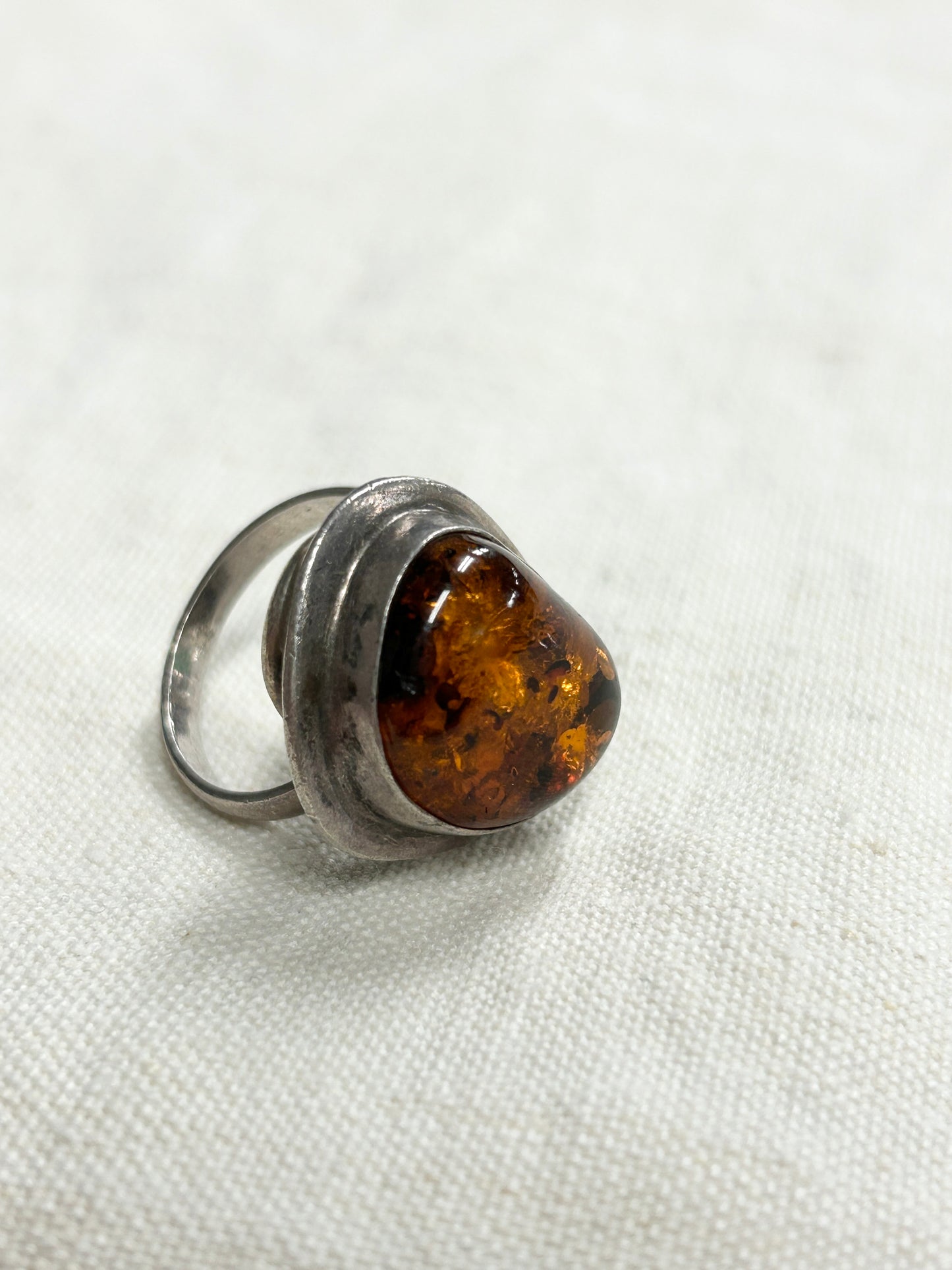 Vintage 925 Silver Ring[J30534]