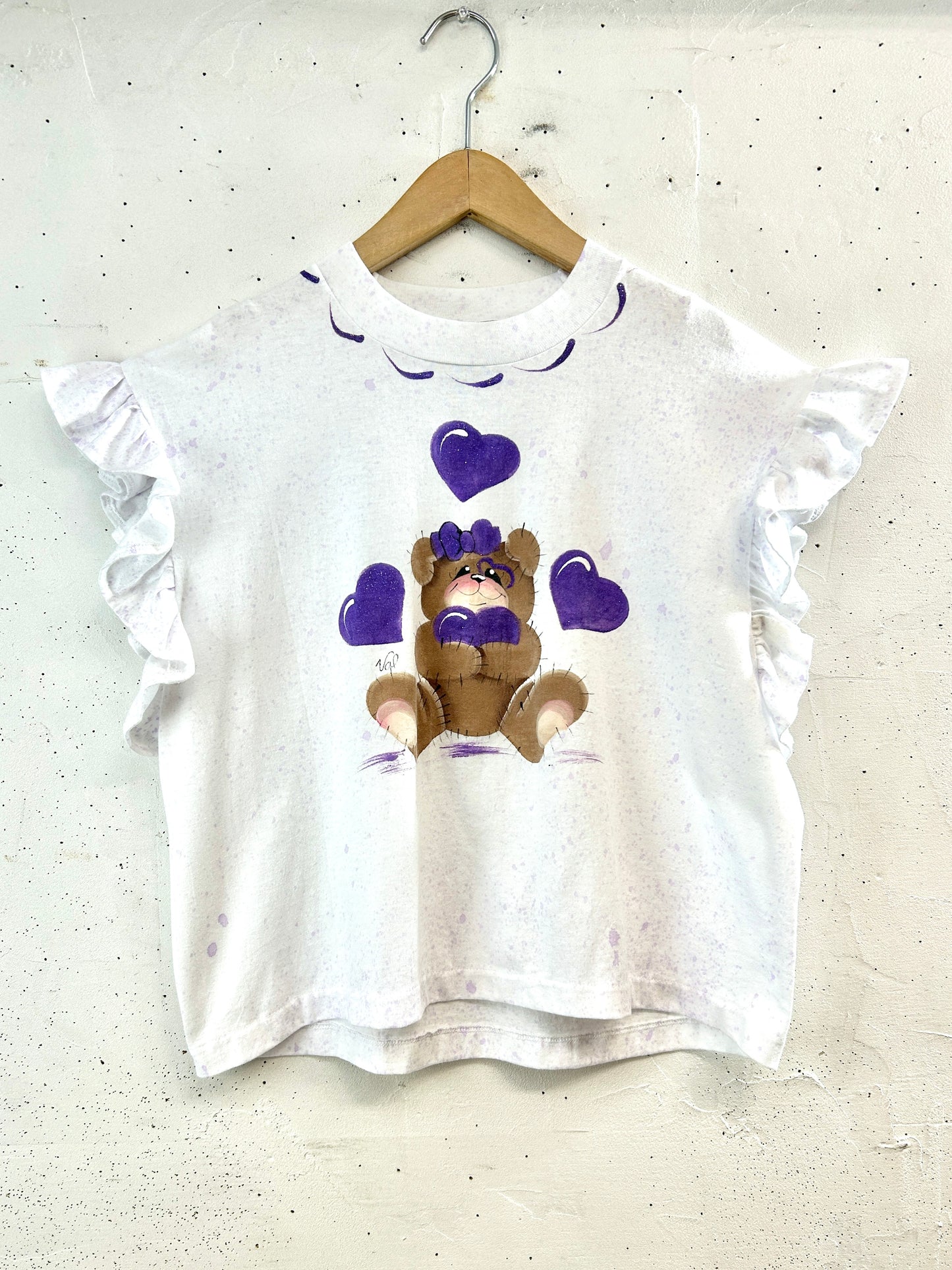 Vintage T Shirt 〜Funny dot CRAZY〜 [E32400]